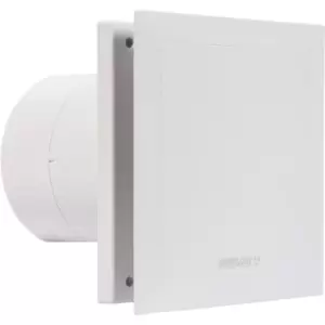 image of Airflow QuietAir Extractor Fan 120mm Timer in White ABS