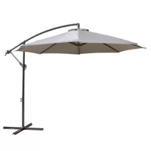 image of Neo 3M Grey Outdoor Waterproof Freestanding Parasol