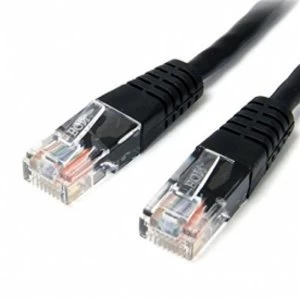 15 ft Black Molded Cat5e UTP Patch Cable