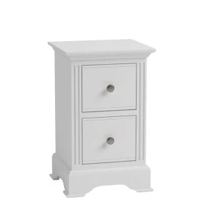 image of Bingley Bedside Cabinet - White