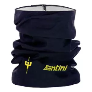 Santini Maillot Jaune Tour De France 2022 Neckwarmer - Blue