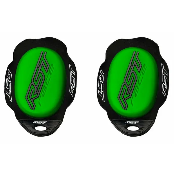 Image of RST TPU Standard Knee Sliders With Puller Neon Green Size