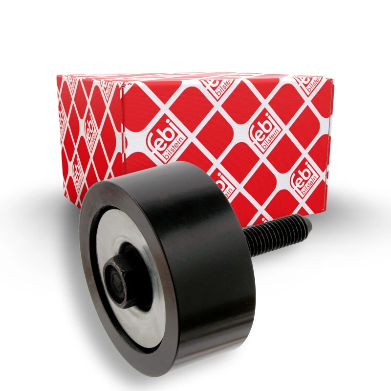 Image of FEBI BILSTEIN 30948 Idler Pulley with screw Metal Deflection/Guide Pulley,v-ribbed belt (312)