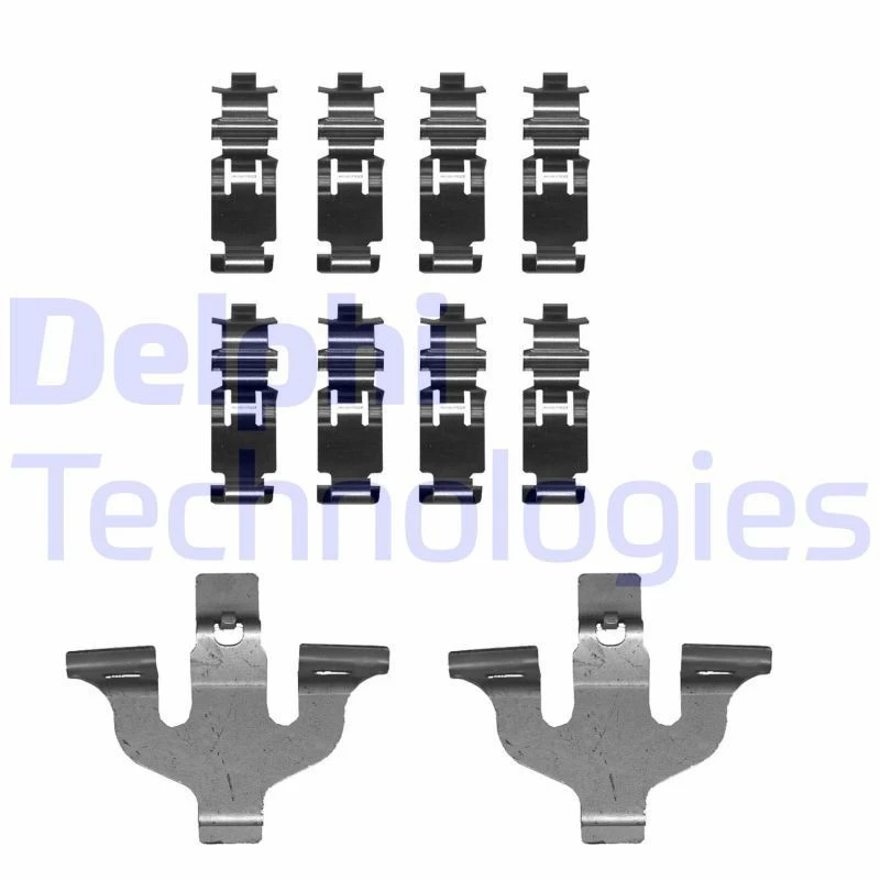 Image of DELPHI Brake pad fitting kit DELPHI LX0724