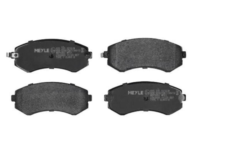 Image of MEYLE 025 235 0216/W Brake pad set Rear Axle, with acoustic wear warning, Original Quality, with anti-squeak plate Brake Pad Set,disc brake (402)