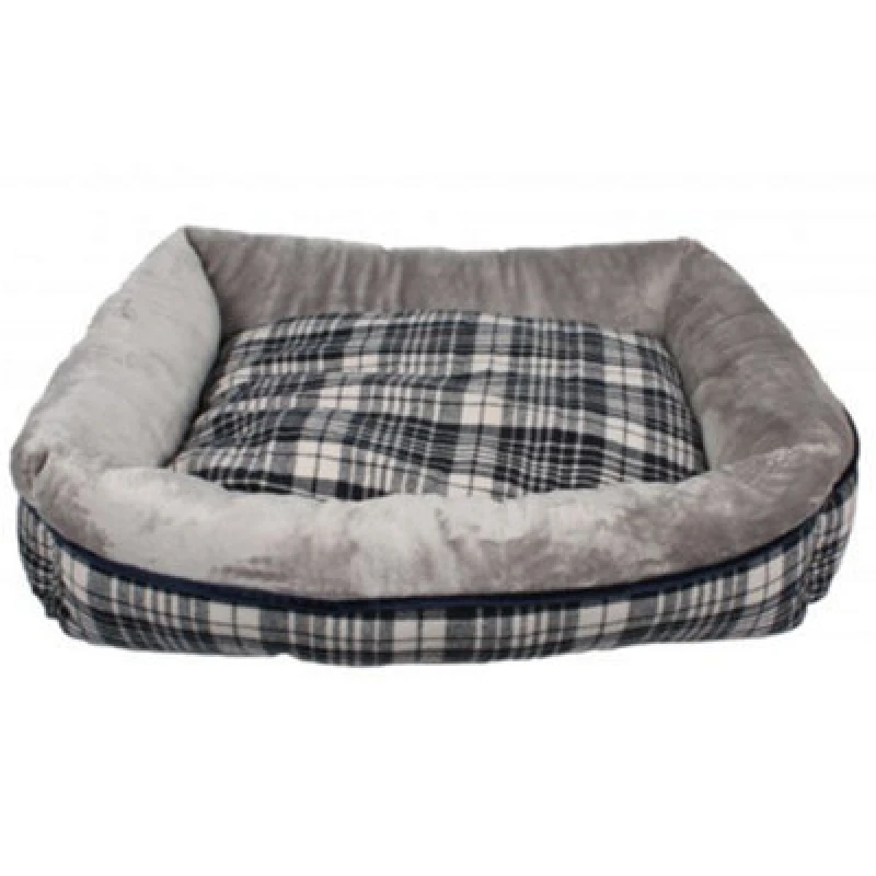 Image of Dream Paws Check Sofa Bed Medium