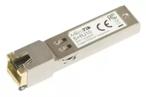 image of Mikrotik S+RJ10 network transceiver module 10000 Mbps SFP+ (S+RJ10)