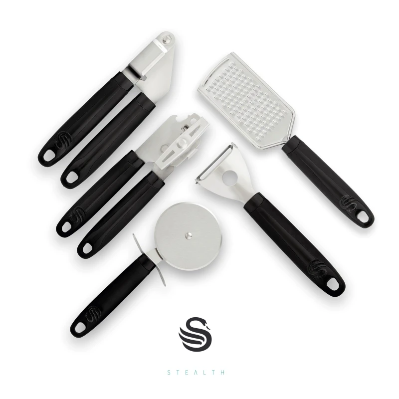 Image of Swan Stealth 5 Piece Gadget Set Black ONE SIZE