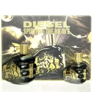 image of Diesel Spirit Of The Brave Gift Set 125ml Edt-s + 35ml Edt-s