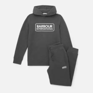 Image of Barbour International Boys' Essential Tracksuit - Charcoal Marl - XXL (14-15 Years)