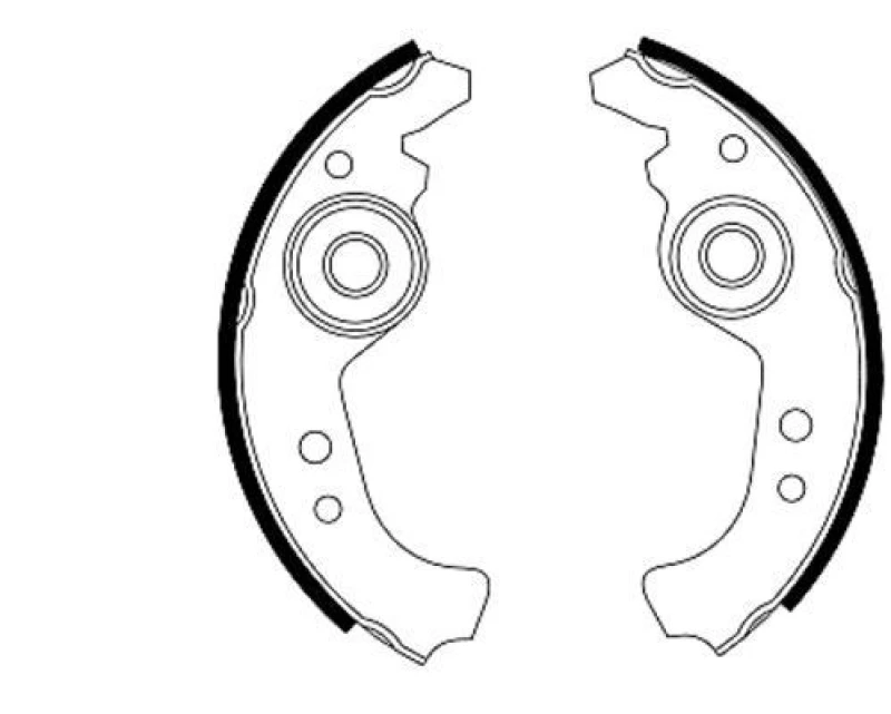 Image of Brake Shoe Set PAGID H1055N