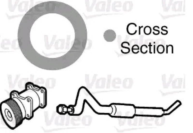 Image of VALEO 508995 Gaskets Seal,coolant pipe (547)