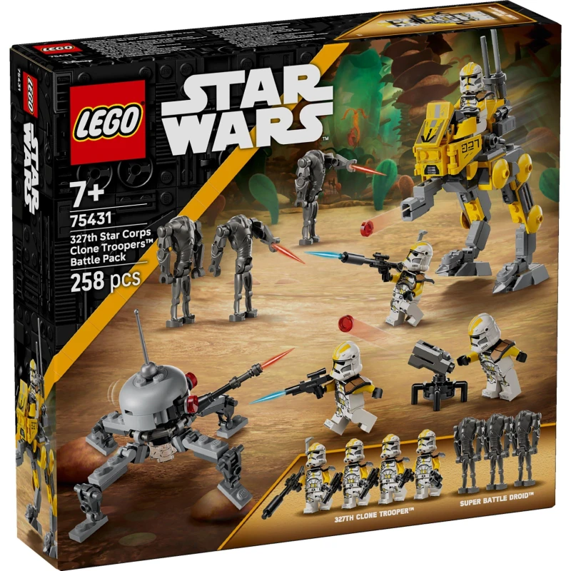 Image of LEGO Star Wars 327th Star Corps Clone Troopers Battle Pack 75431