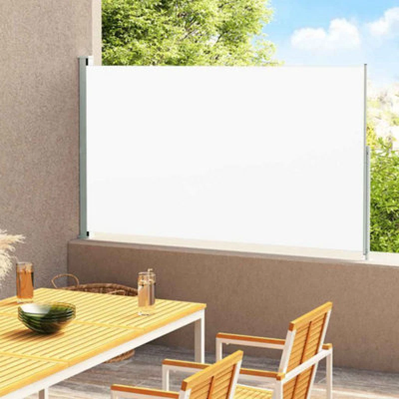 Image of VIDAXL Patio Retractable Side Awning 200x300cm Cream Vidaxl 8720286138533