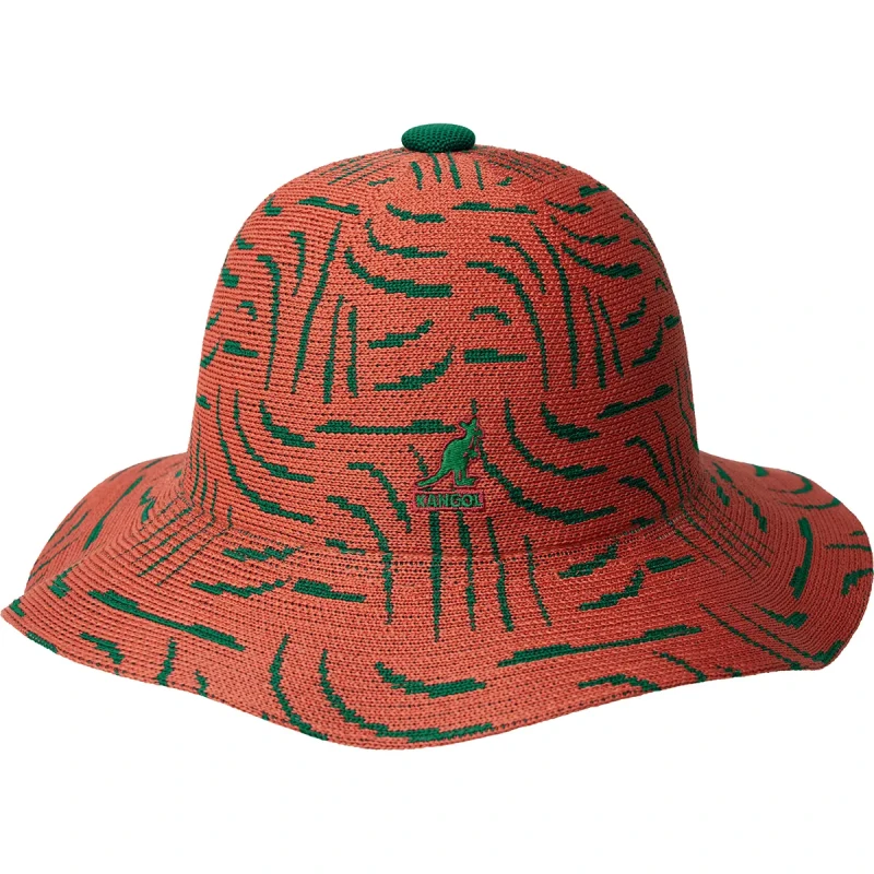 Image of Kangol Wide-brimmed hat Kangol Swerve Casual Orange Male S (54/55 cm)