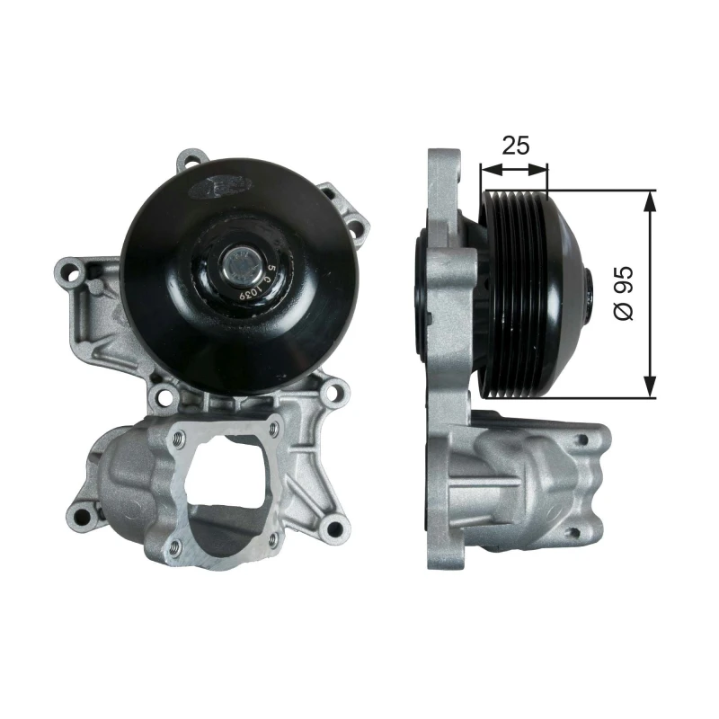Image of GATES Water pump GATES WP0121