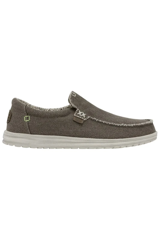 Image of Hey Dude Shoes Hey Dude Mika Braided Gris Unisex 42