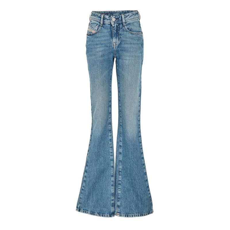 Image of Diesel Ebbey Bootcut Jeans Blue Denim female 23 L32