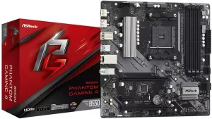 image of ASRock B550M Phantom Gaming 4 AMD Socket AM4 Motherboard