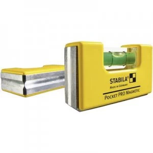 Image of Stabila Pocket PRO MAGNETIC 17768 Mini spirit level 7cm 1 mm/m