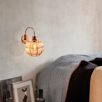 Image of Safderun - 401-A Copper Wall Lamp