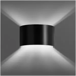 Image of Emibig Fold Black Flush Wall Lamp 1x G9