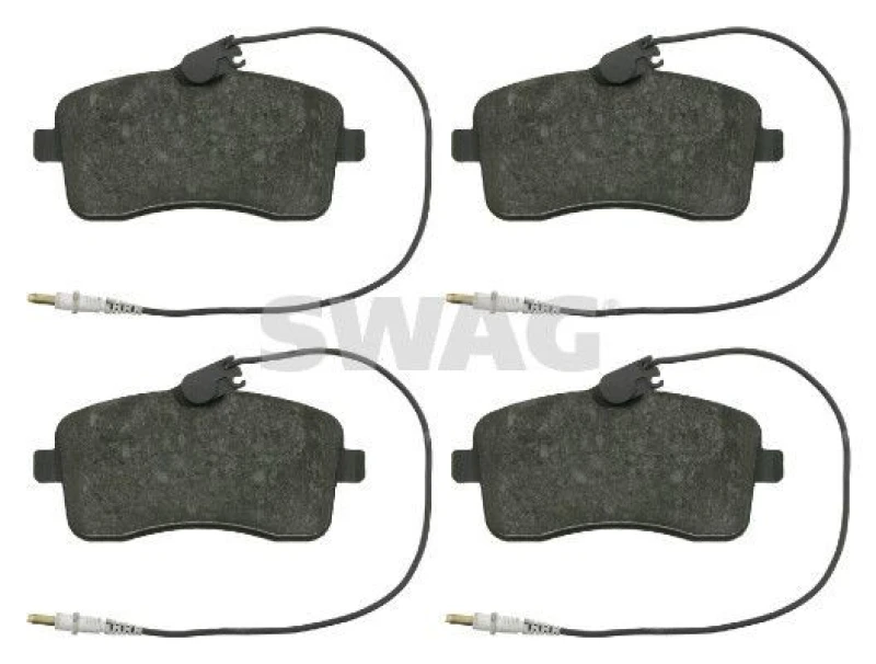 Image of Brake pad set SWAG 62 91 6547