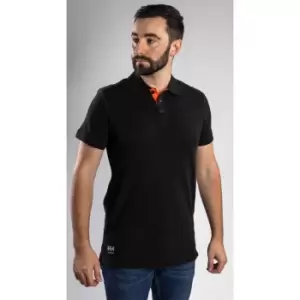 Image of Oxford Polo Shirts Black Large