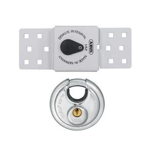 ABUS Mechanical 142 Series Sliding Door Van Lock & 23/70mm Diskus Padlock