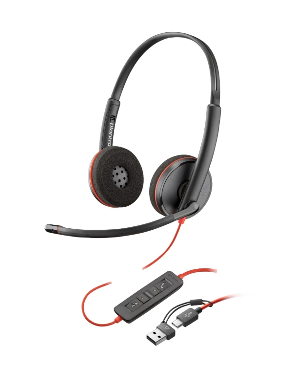 Image of HP Poly Poly Blackwire 3210 Monaural USB-A Headset
