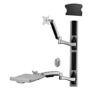 image of Amer AMR1AWSV3 monitor mount / stand 61cm (24") Black Silver