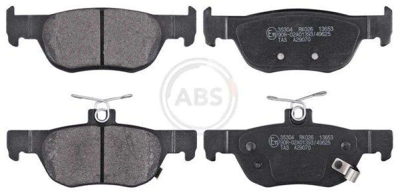 Image of A.B.S. Brake pad set A.B.S. 35304