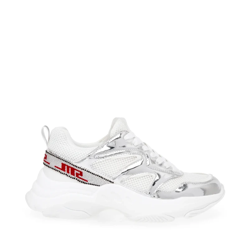 Image of Steve Madden Womens Trainers Steve Madden Medallist2 Argente Female 36