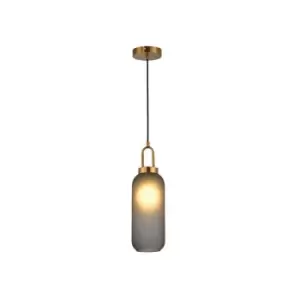 Image of Polis Ceiling Pendant Light Glass 1x E27 Max 40W