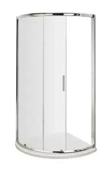 Nuie Pacific 860mm Single Entry Quadrant - Polished Chrome