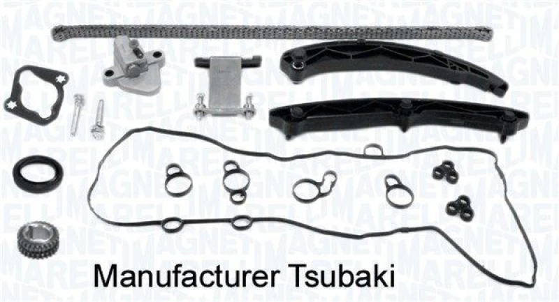 Image of MAGNETI MARELLI Timing chain kit MAGNETI MARELLI 341500001680