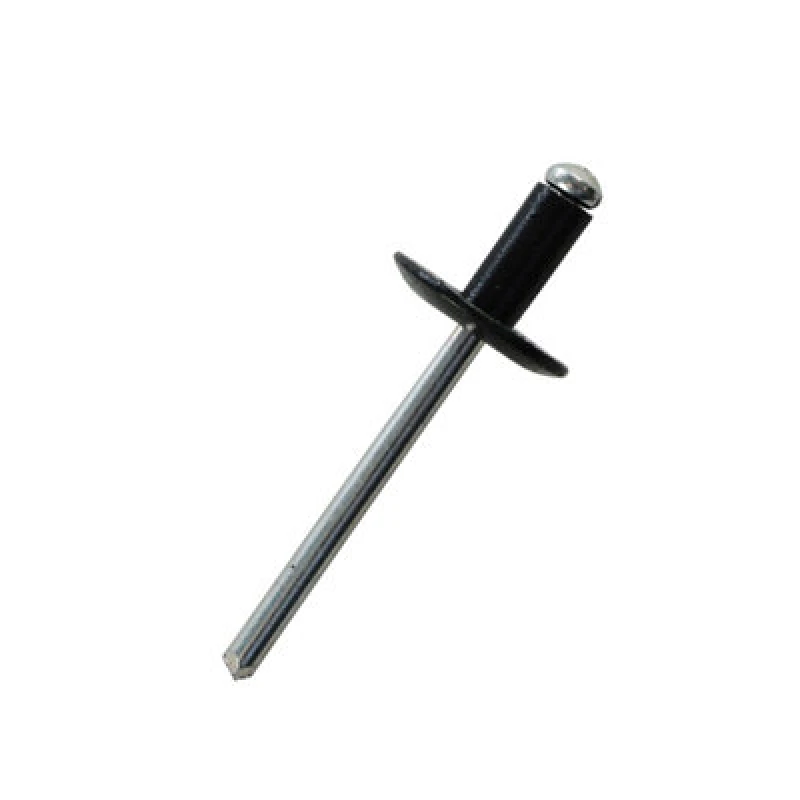 Image of Jrp Riveting Products 3.2 X 8mm Aluminium/steel Rivets - Large Flange Head - Jrpclasl3208Bl - Box Of 500