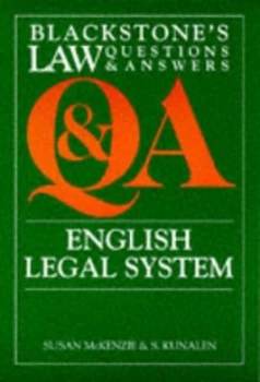 Image of English Legal System by Susan Mckenzie Book