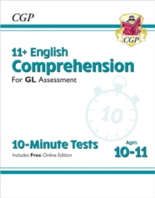 Image of 11+ GL 10-Minute Tests: English Comprehension - Ages 10-11 Book 1 (with Online Edition) Multiple-component retail product, part(s) enclose