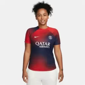 Image of Nike Paris Saint Germain Pre Match Home Shirt 2023 2024 Womens - Blue