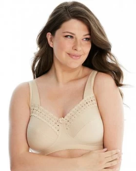 image of Miss Mary Broderie Anglais Skintone Bra