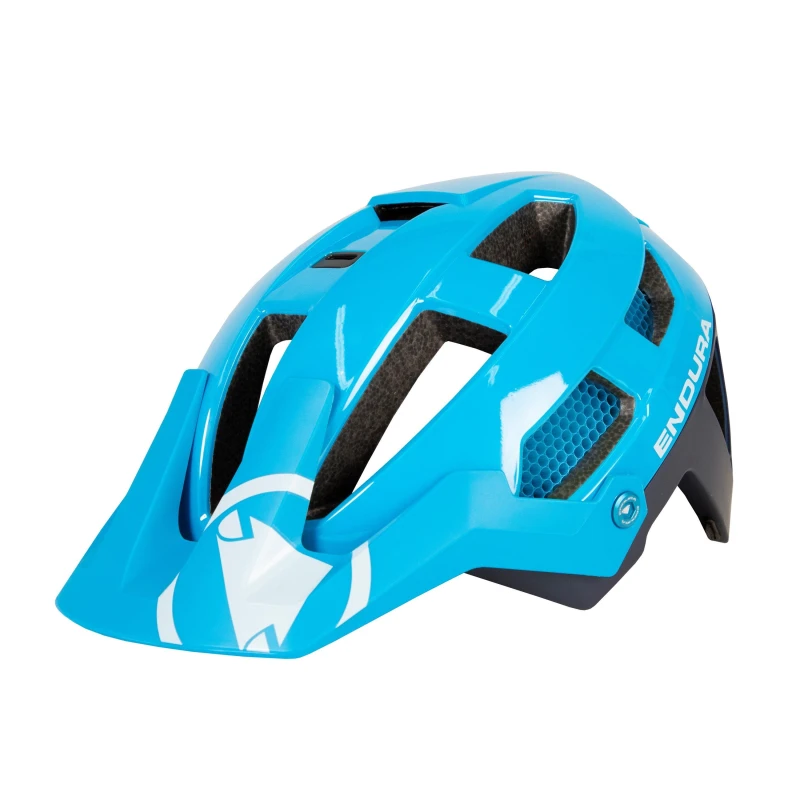 Image of Endura SingleTrack MTB Helmet Electric Blue unisex S/M