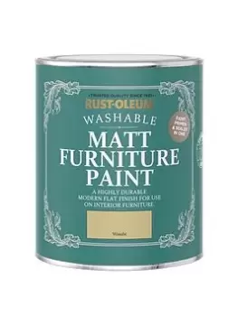 image of Rust-Oleum Matt Finish 750 Ml Furniture Paint - Wasabi