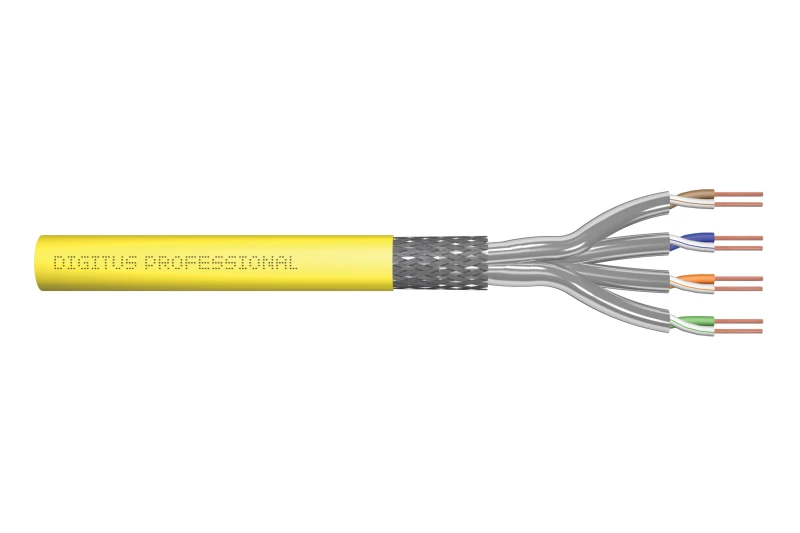Image of Digitus CAT 7A S/FTP. data cable - installation cable. 500 m. simplex.