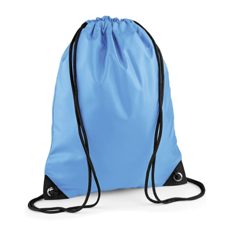 Image of Bagbase Mens Premium Drawstring Bag in Light Blue Light Blue Male