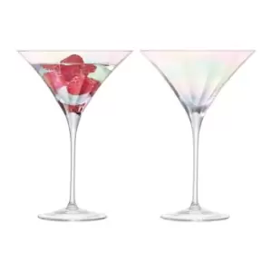 Image of LSA Pearl Blown Cocktail Glass - Set of 2 - Clear