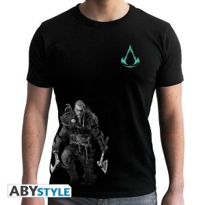 Image of Assassins Creed - Viking Mens Large T-Shirt - Black