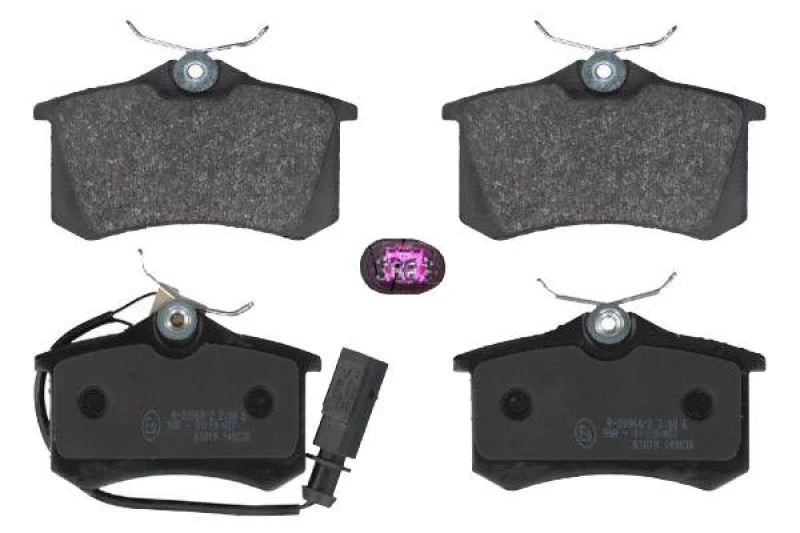 Image of SWAG 50 91 6394 Brake pad set Rear Axle, incl. wear warning contact Brake Pad Set,disc brake (402)
