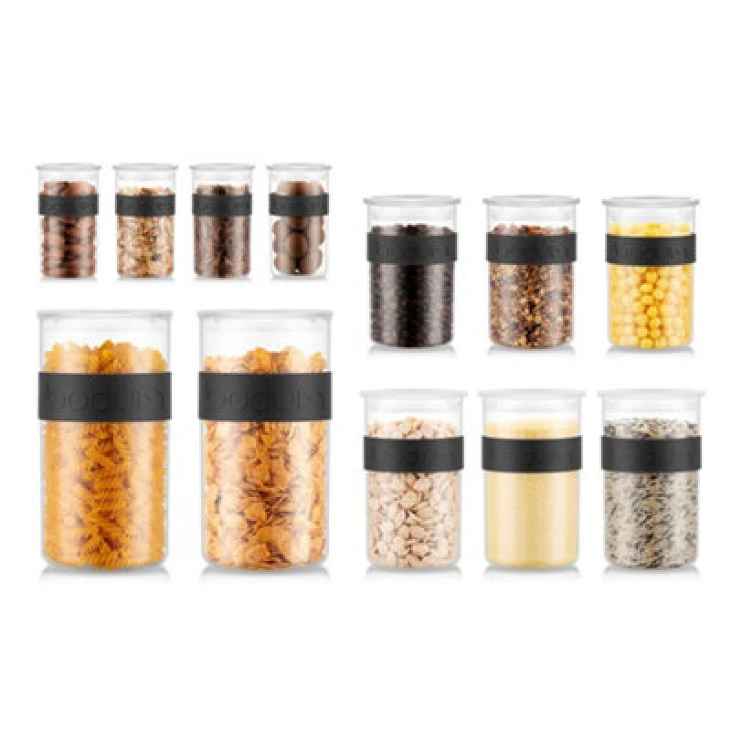 Image of Bodum Presso Set of 12 Storage Jars