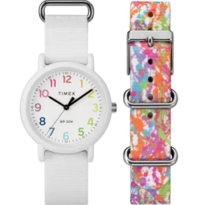 Image of Unisex Timex Weekender Slip-thru Watch